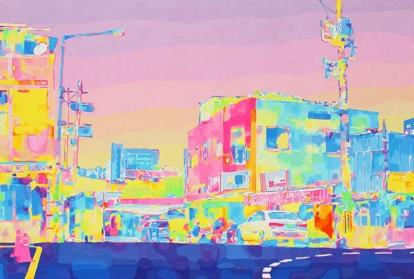 최우수상을 수상한 부산대학교 김유진 작가의 ‘어떤도시:초신성’ 작품. ⓒ 파이낸셜데일리 / KT&G