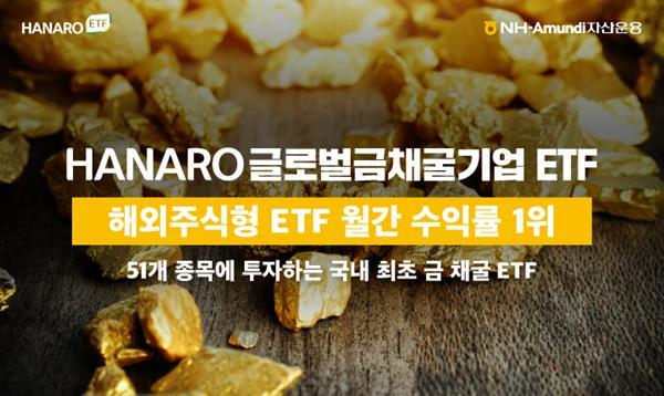 NH-Amundi자산운용 HANARO 글로벌금채굴기업 ETF. ⓒ 파이낸셜데일리 / NH-Amundi자산운용