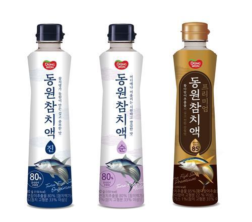 ‘동원참치액’ 3종 제품 이미지. ⓒ 파이낸셜데일리 / 동원F&B