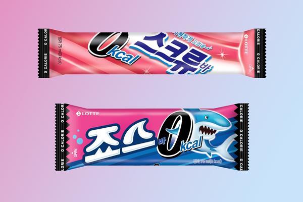 ’0 칼로리’ 스크류바, 죠스바 패키지 이미지. ⓒ 파이낸셜데일리 / 롯데웰푸드