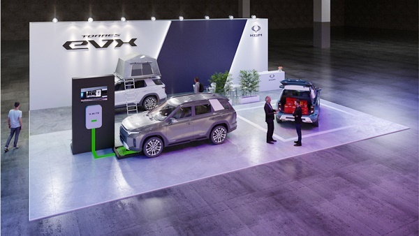KG 모빌리티 EVS37 전시장 조감도. ⓒ 파이낸셜데일리 / KGM