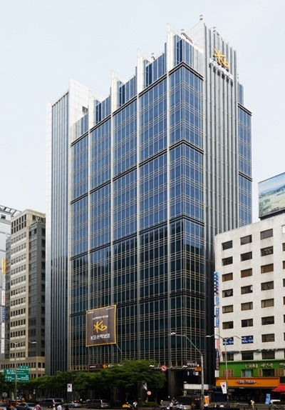 KB손해보험 강남 본사 사옥 전경. ⓒ 파이낸셜데일리 / KB손해보험