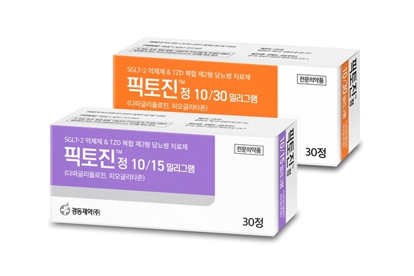 경동제약 ‘픽토진정 10/15mg, 10/30mg’. ⓒ 파이낸셜데일리 / 경동제약