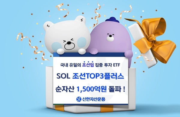 SOL 조선 TOP3 플러스 피켓. ⓒ 파이낸셜데일리 / 신한자산운용