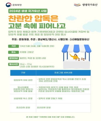 ‘찬란한 압독은 고분 속에 피어나고’ 포스터 ⓒ파이낸셜데일리/경산시