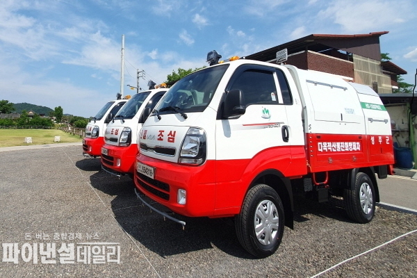  다목적 산불진화차량(산불진화차)을 3대 도입 ⓒ파이낸셜데일리/성주군