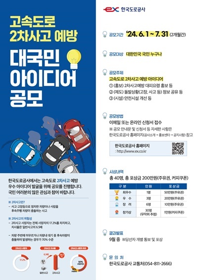 공모전 포스터. ⓒ 파이낸셜데일리 / 한국도로공사