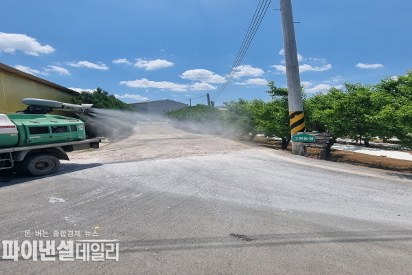 축산차량 소독을 위한 거점소독장 2개소 상시 운영 및 소독철저 ⓒ파이낸셜데일리/경산시