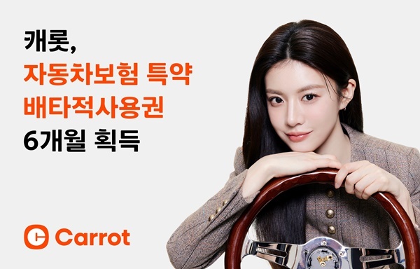 캐롯, 자동차보험 특약 배타적사용권 6개월 획득. ⓒ 파이낸셜데일리 / 캐롯손해보험