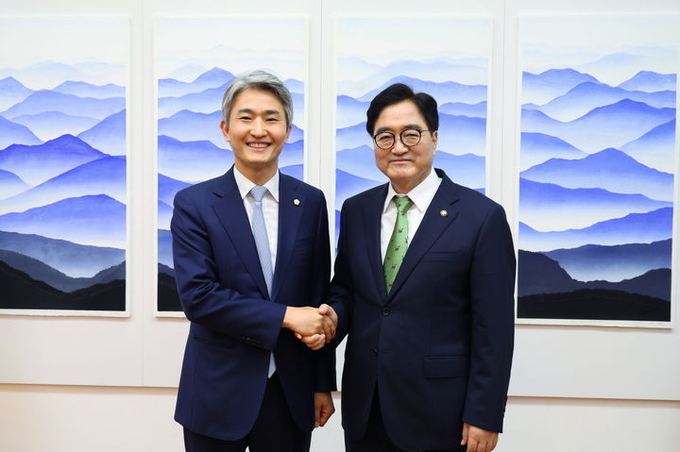 김인제 서울시의회 부의장, 우원식 국회의장 예방. ⓒ 파이낸셜데일리 / 서울시의회 제공