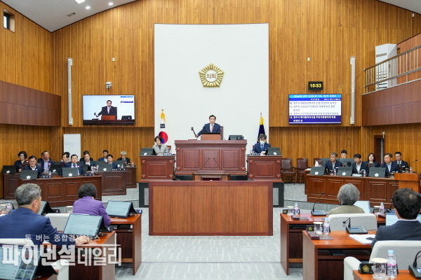 경주시의회(의장 이동협) 의회 본회의장 ⓒ파이낸셜데일리/경주시의회
