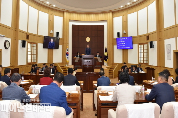  제258회 임시회 ⓒ파이낸셜데일리/경산시의회