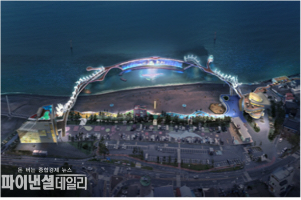  사계절 해양레저관광 거점 나정 해변 조감도 ⓒ파이낸셜데일리/경북도