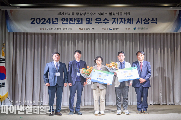 2024년 폐가전제품 무상방문수거 우수지자체 경진대회’에서 대형폐가전 부문 금상(환경부장관상)수상ⓒ파이낸셜데일리/구미시