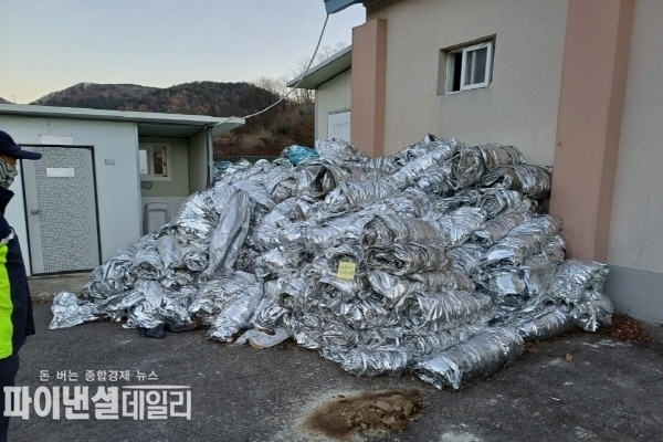  영농폐기물, 특히 폐반사필름의 집중 수거 ⓒ파이낸셜데일리/포항시