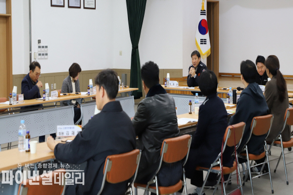 소방안전협의회와 겨울철 화재예방 및 민·관 협력체계 구축을 위한 간담회 ⓒ파이낸셜데일리/의성소방서