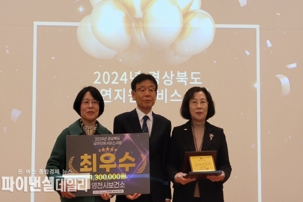 ‘2024년 심뇌·금연사업 합동 성과대회’에서 금연사업 부문 ‘경상북도 최우수기관상’을 수상 ⓒ파이낸셜데일리/영천시