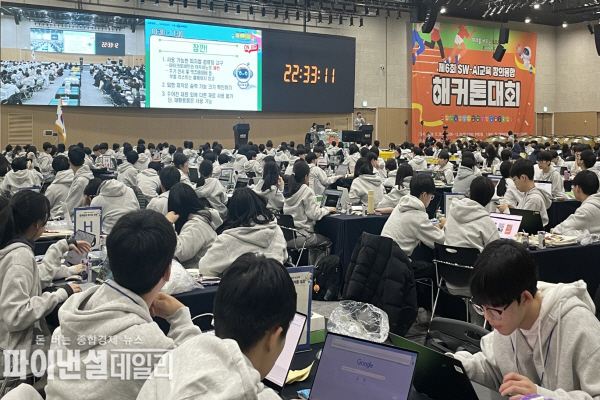 도내 중․고등학생 320명이 참가한 ‘제6회 SW-AI 교육 창의 융합 해커톤 대회’ ⓒ파이낸셜데일리/경북교육청