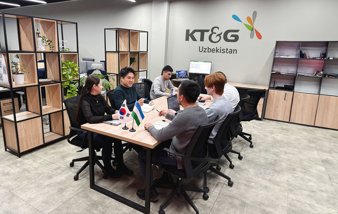 KT&G 우즈베키스탄 법인 사무실. ⓒ 파이낸셜데일리 / KT&G