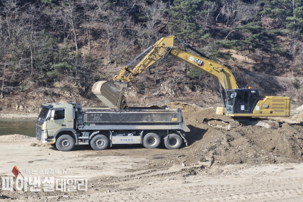  관내 하천 골재채취 사업 현장 ⓒ파이낸셜데일리/경주시
