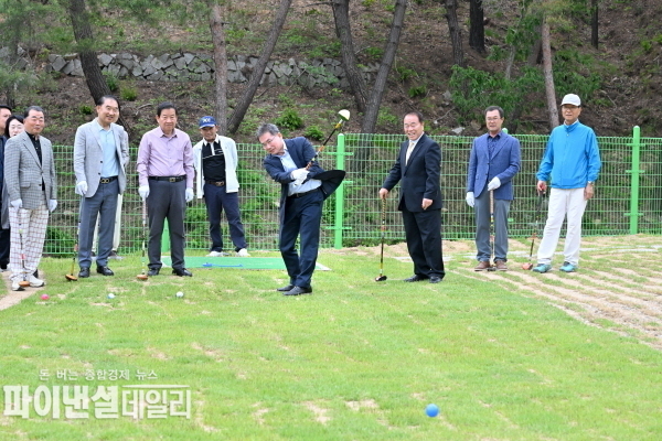효령 위천수변테마파크 파크골프장 개장식 ⓒ파이낸셜데일리/군위군