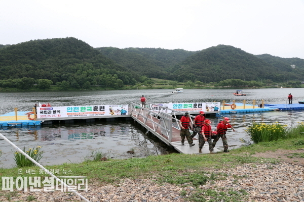 여름철 풍수해 등 재난상황을 대비하여 실전 대응역량 2025년 재난대응 안전한국 훈련 ⓒ파이낸셜데일리/상주시