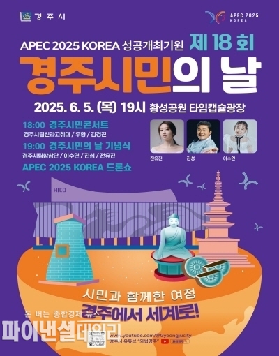 제18회 경주시민의 날 기념 행사 포스터 ⓒ파이낸셜데일리/경주시