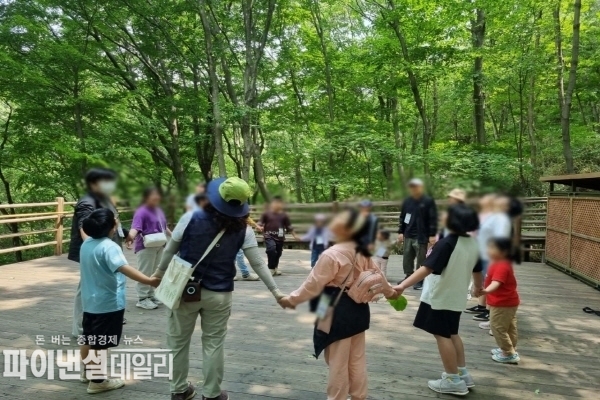 청도군 운문면에 위치한 국립청도숲체원을 방문해 자연과 교감하는 시간 ⓒ파이낸셜데일리/영천시