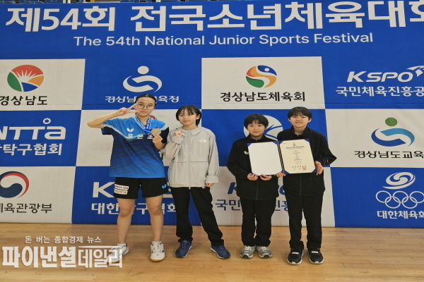 포은초 학생들 은메달(2위)을 획득한 자랑스런 얼굴 ⓒ파이낸셜데일리/영천교육청 