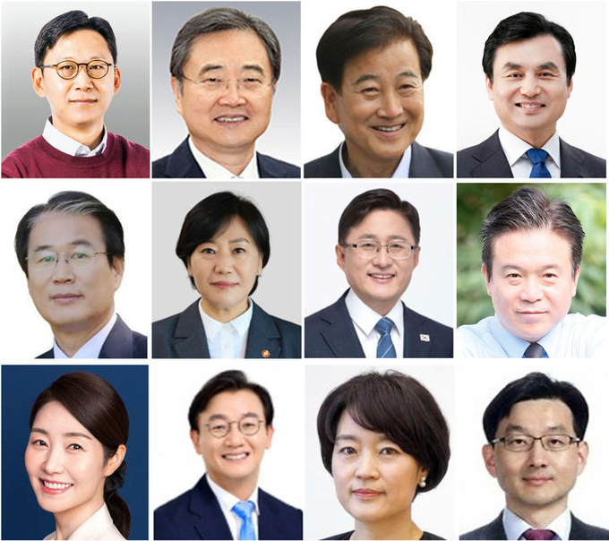 이재명 대통령이 23일 11개 부처 장관 후보자를 지명했다. 대통령실은 과학기술정보신부 장관 후보자에 배경훈(첫번째줄 왼쪽부터) LG AI연구원장, 외교부 장관 후보자에 조현 전 외교부 차관, 통일부 장관 후보자에 정동영 더불어민주당 의원, 국방부 장관 후보자에 안규백 더불어민주당 의원, 국가보훈부 장관 후보자에 권오을(두번째줄 왼쪽부터) 전 의원, 농림축산식품부 장관은 송미령 현 장관을 유임, 환경부 장관 후보자에 김성환 더불어민주당 의원, 고용노동부 장관 후보자에 김영훈 한국철도공사 기관사, 여성가족부 장관 후보자에 강선우(세번째줄 왼쪽부터) 더불어민주당 의원, 해양수산부 장관 후보자에 전재수 더불어민주당 의원, 중소벤처기업부 장관 후보자에 한성숙 전 네이버 대표를 지명, 국무조정실장에는 윤창렬 LG글로벌 전략개발원장을 임명했다고 밝혔다. ⓒ 파이낸셜데일리 / 뉴시스