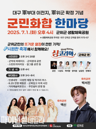 ‘군민 화합 한마당’ 축제 포스터 ⓒ파이낸셜데일리/군위군
