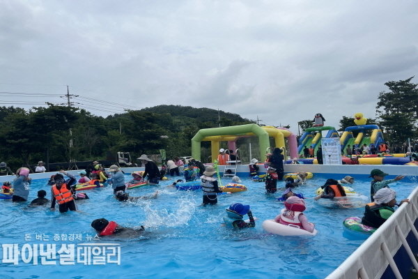  화랑설화마을 물놀이장 전경 ⓒ 파이낸셜데일리/영천시