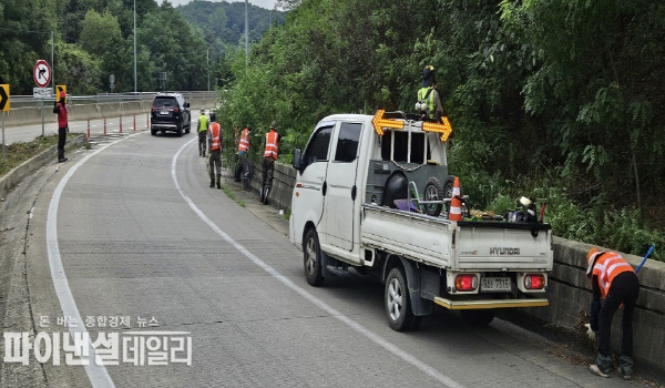  지역 내 주요 도로에 대한 환경 정비 ⓒ파이낸셜데일리/포항시
