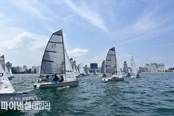 ‘제8회 대한민국 대학생 요트 대제전’ 포항 영일대해수욕장 전경 ⓒ파이낸셜데일리/포항시