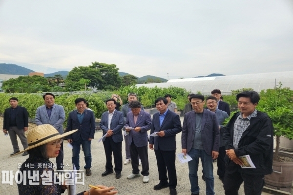 고성농업기술센터 현장 방문 현장 중심의 의정활동 ⓒ파이낸셜데일리/경북도의회