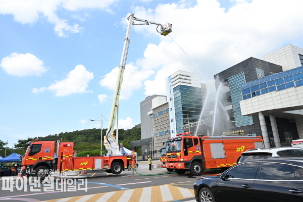 테러 및 화재 진압을 위한 민·관·군·경 합동 실제훈련ⓒ팡니내셜데일리/군위군
