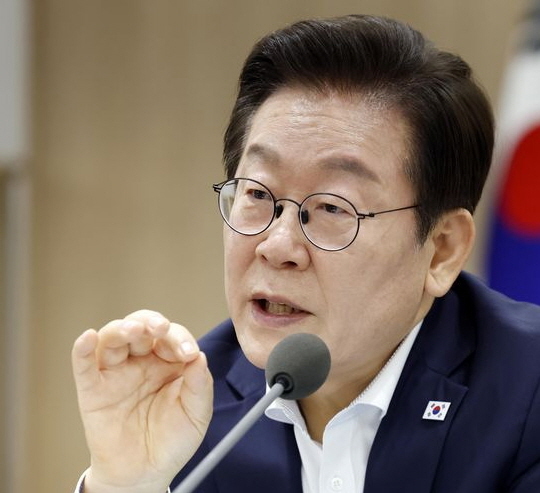 이재명 대통령이 22일 서울 용산 대통령실 청사에서 열린 제1회 국가과학기술자문회의 전원회의에서 발언하고 있다. ⓒ 파이낸셜데일리 / 뉴시스