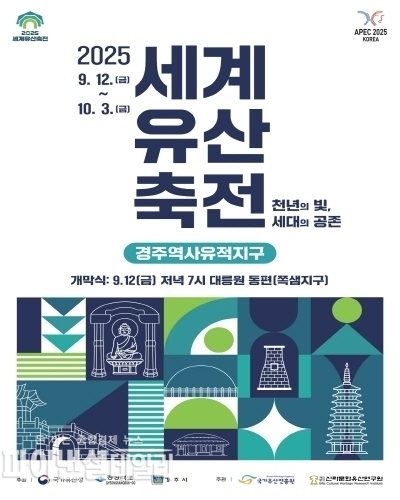 2025 세계문화유산축전 경주역사유적지구 공식 포스터ⓒ파이낸셜데일리/경주시