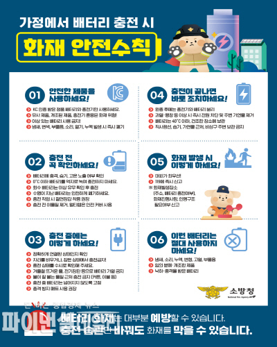 리튬 이온 배터리 폭발이 원인으로 추정되는 화재로 인해 인명피해ⓒ파이낸셜데일리/고령소방서
