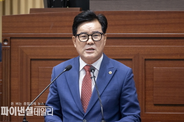 윤승오 의원(국민의힘, 영천) 5분 자유발언ⓒ파이낸셜데일리/경북도의회