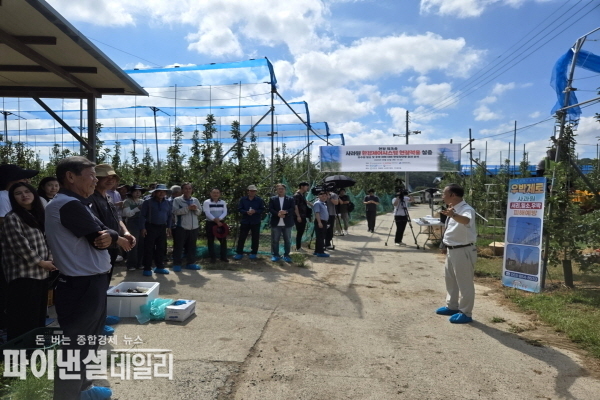 다목적 햇빛차단망 보급 시범사업 ⓒ파이낸셜데일리/군위군