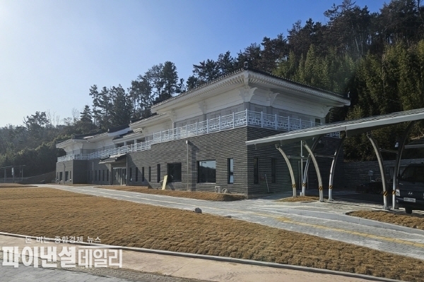준공을 앞둔 문무대왕 해양역사관 전경ⓒ파이낸셜데일리/경주시