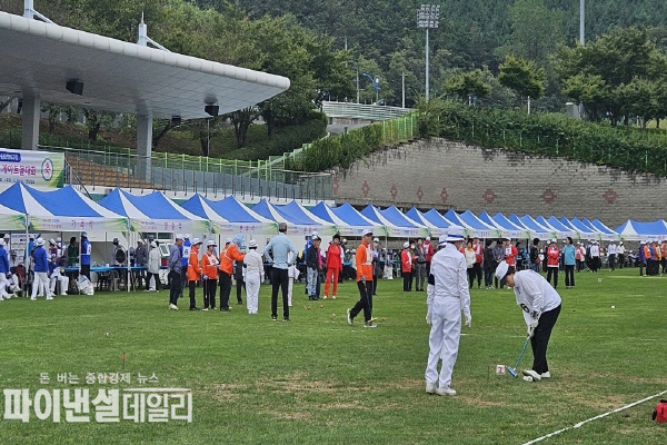 “제35회 경북도민 생활체육대축전”참가한 경산시 선수단 ⓒ파이낸셜데일리/경산시