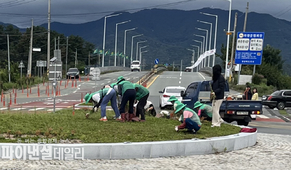 새마을지도자협의회(회장 박근식), 새마을부녀회(회장 김명화), 새마을문고회(회장 이영남) 등 새마을3단체 회원 및 각남면 직원 등 70여 명이 참여한 가운데 추석 명절 맞이 환경정화 봉사활동 ⓒ파이낸셜데일리/청도군