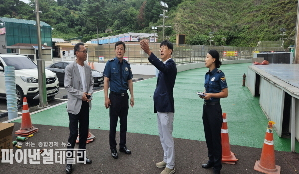  청도공영사업공사(사장 강진호)청도경찰서(서장 이일상)주요 시설에 대한 합동 현장점검과 예방캠페인ⓒ파이낸셜데일리/청도군