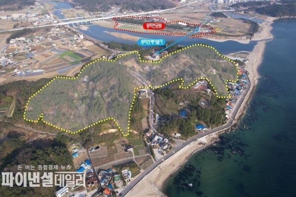 오션리조트 및 골프장 개발사업’대상지 ⓒ파이낸셜데일리/울진군