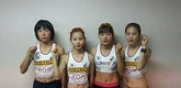 여자 400ｍ 계주 대표팀, 한국신기록 수립…45초32