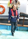 이주영 장관, 남해·통영 적조피해 현장 방문