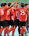 [인천AG]한국 男하키, 말레이시아 꺾고 동메달