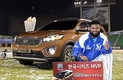 기아차, 한국시리즈 MVP 나바로 선수에 신형 쏘렌토 전달